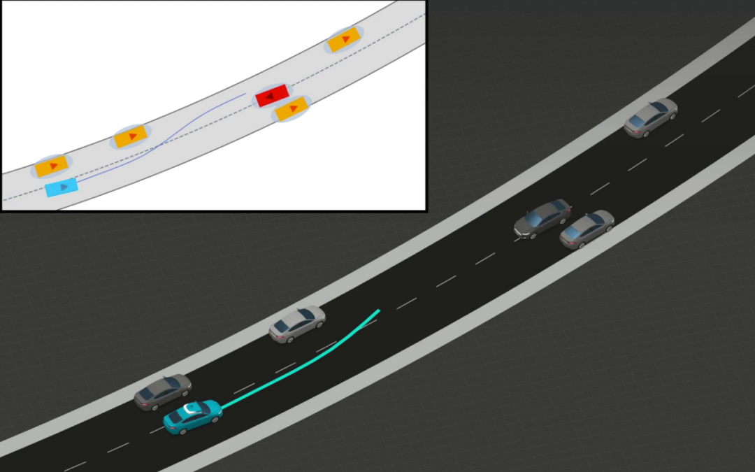 A two-stage optimization-based motion planner for safe urban driving